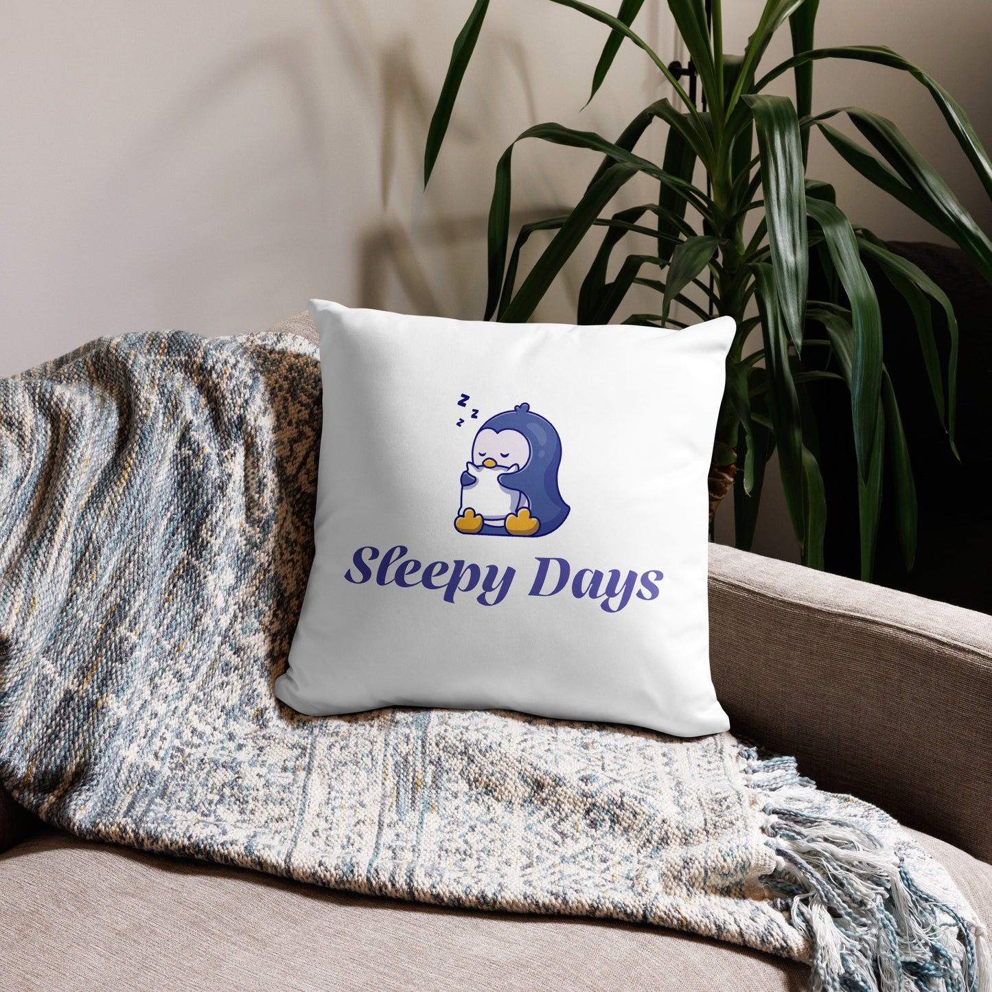 Chill Vibes & Sleepy Days Pillow