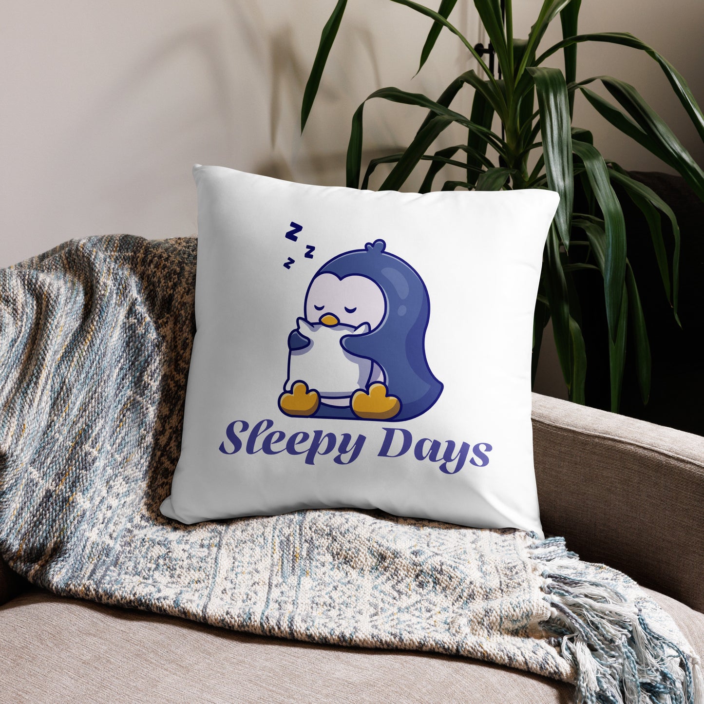 Chill Vibes & Sleepy Days Pillow