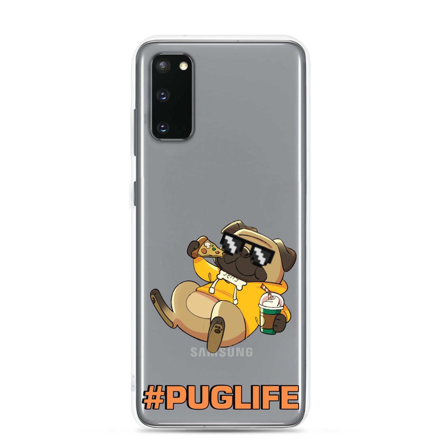 #PUGLIFE Clear Samsung® Phone Case