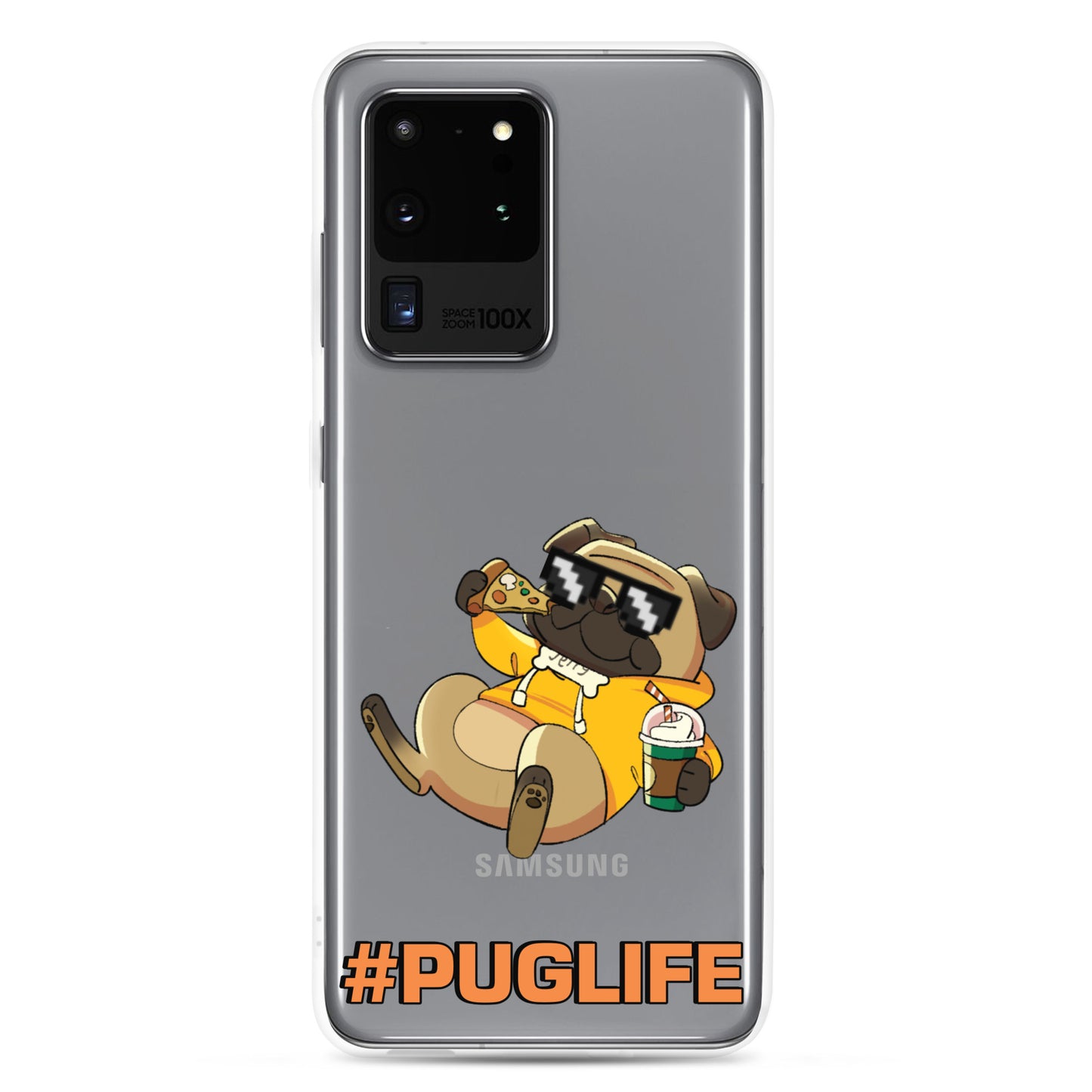 #PUGLIFE Clear Samsung® Phone Case