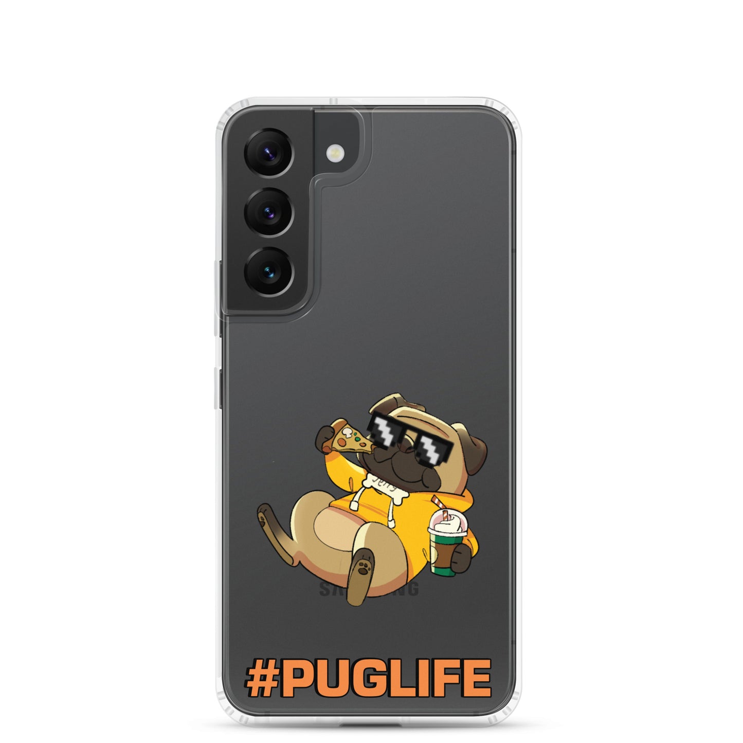 #PUGLIFE Clear Samsung® Phone Case