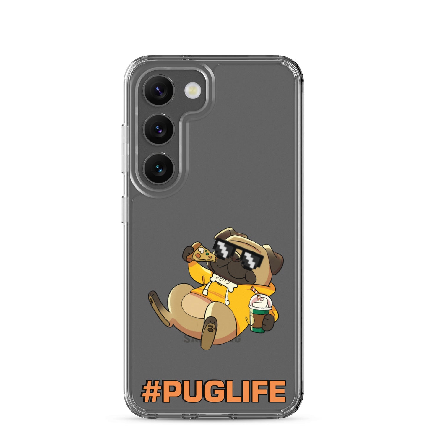 #PUGLIFE Clear Samsung® Phone Case
