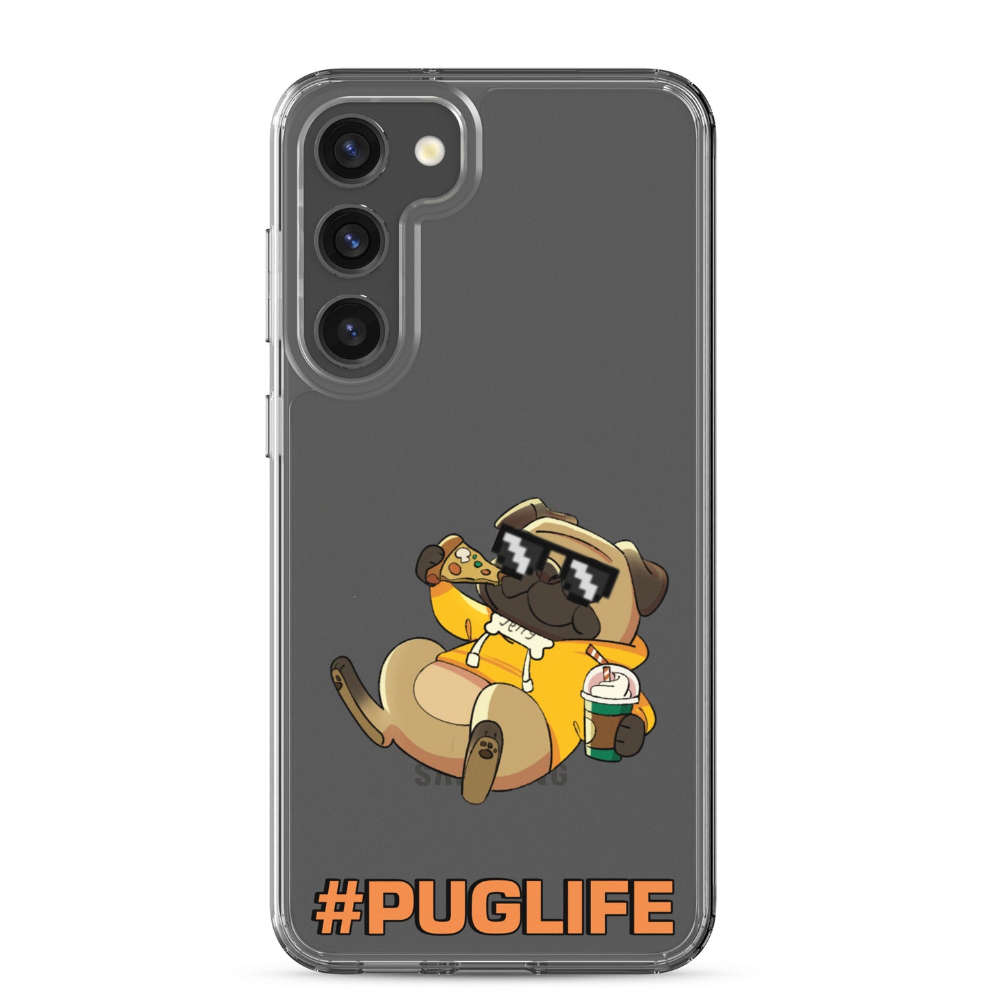 #PUGLIFE Clear Samsung® Phone Case
