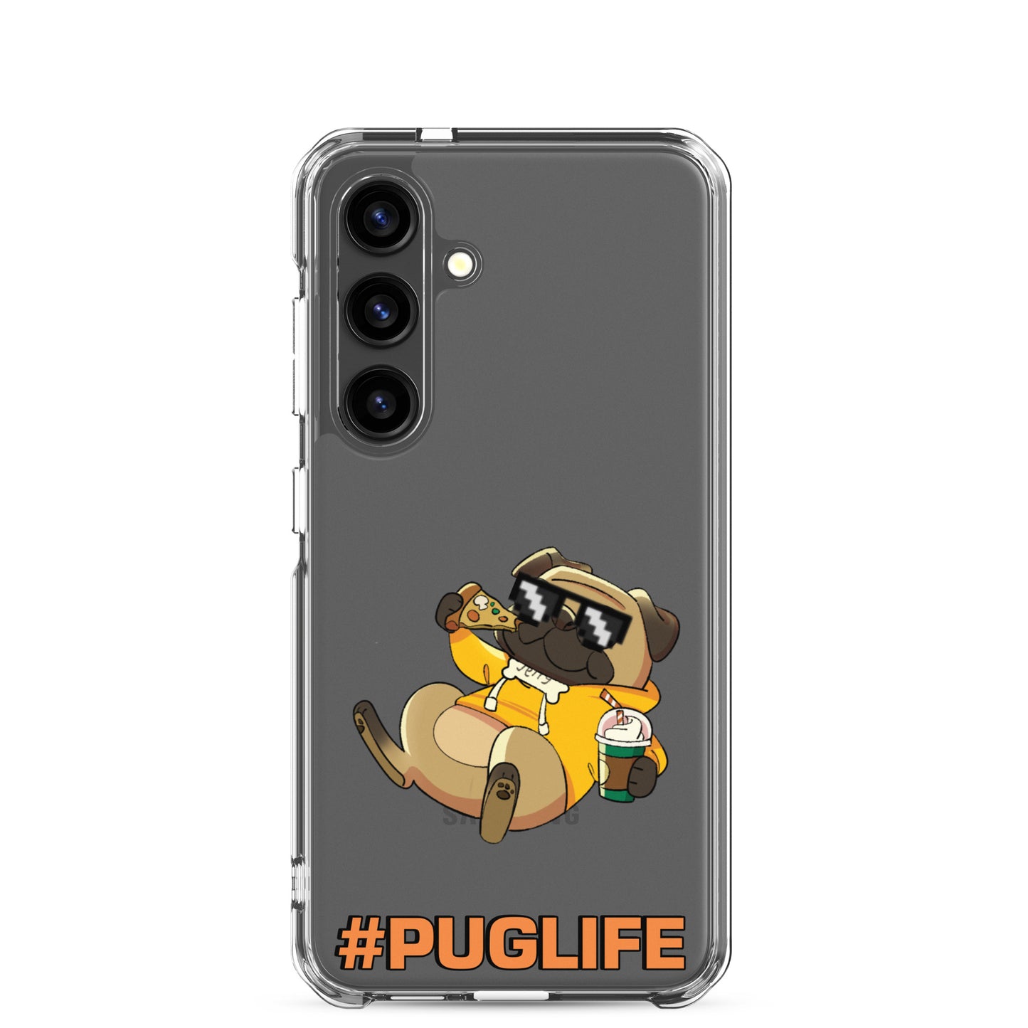 #PUGLIFE Clear Samsung® Phone Case