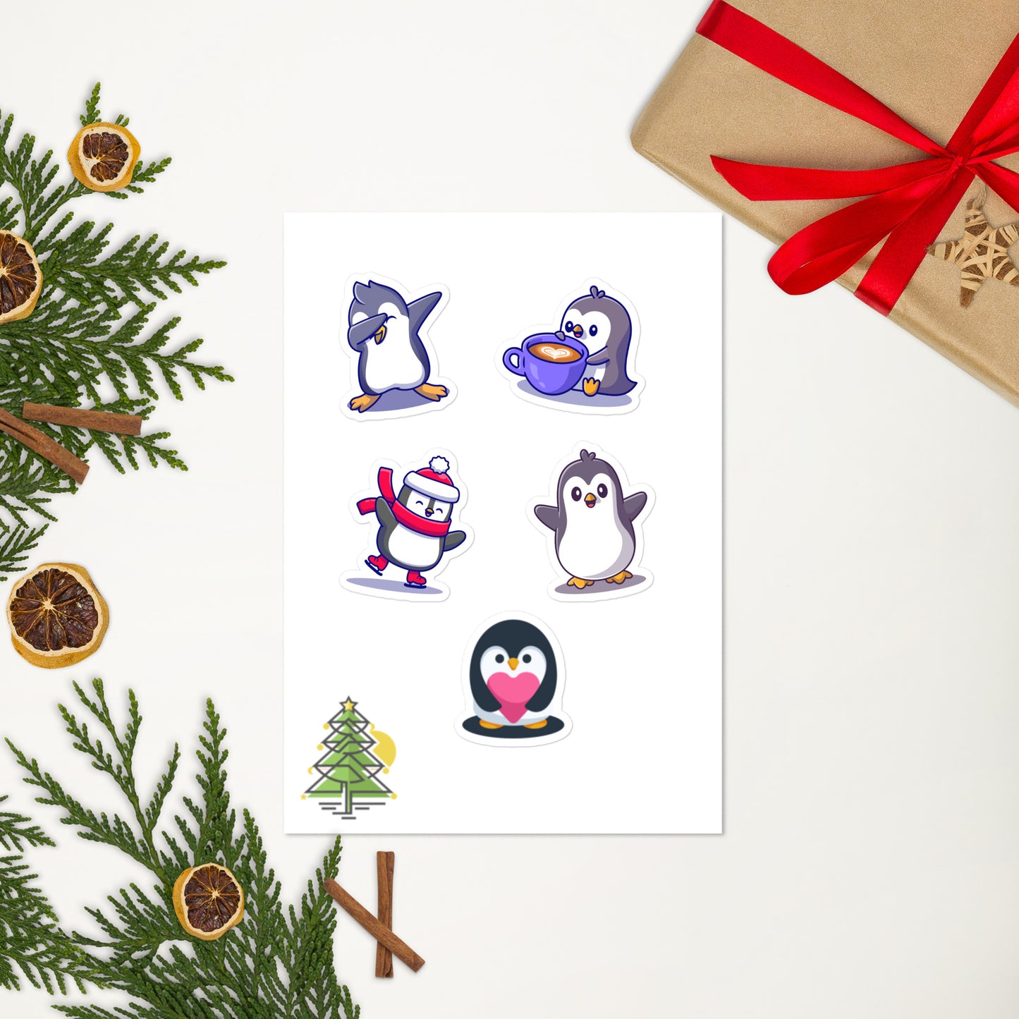 Penguin Sticker Sheet