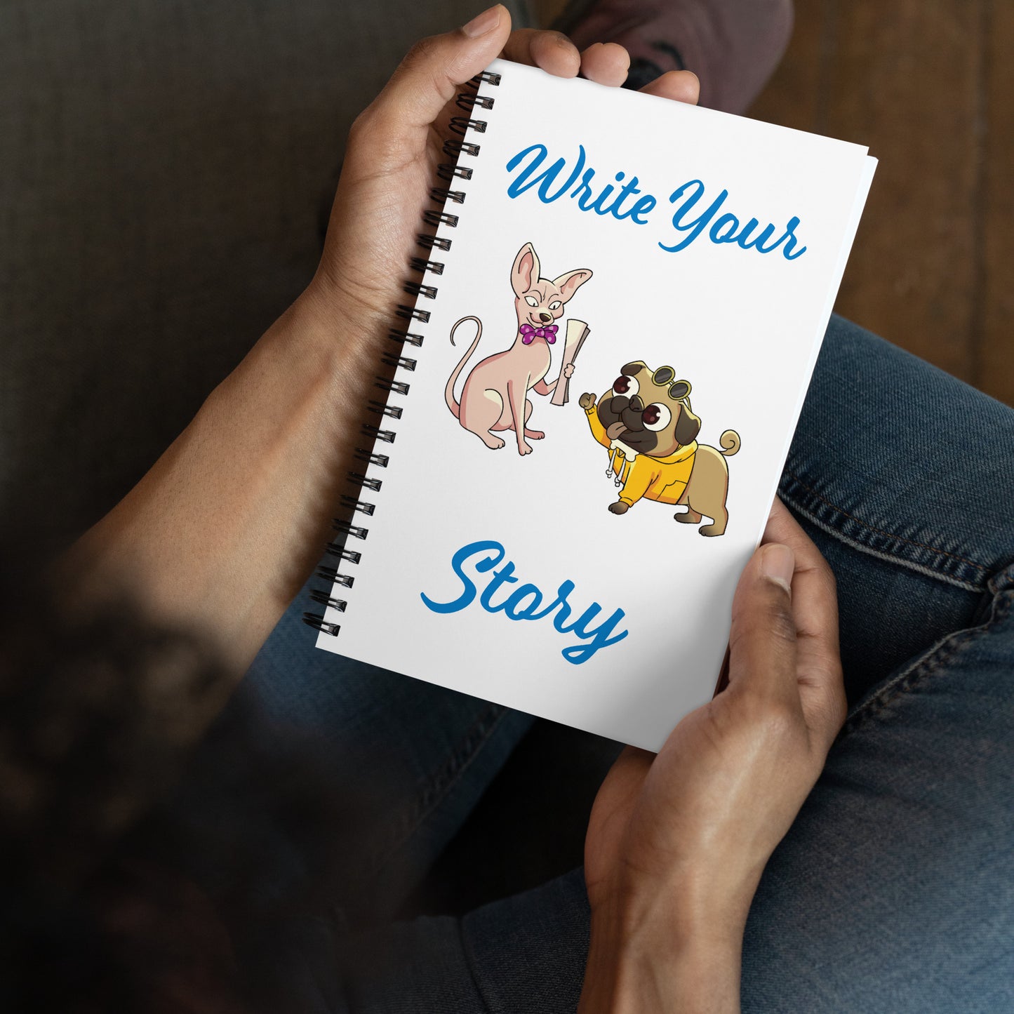 Jerry the Pug Spiral Notebook