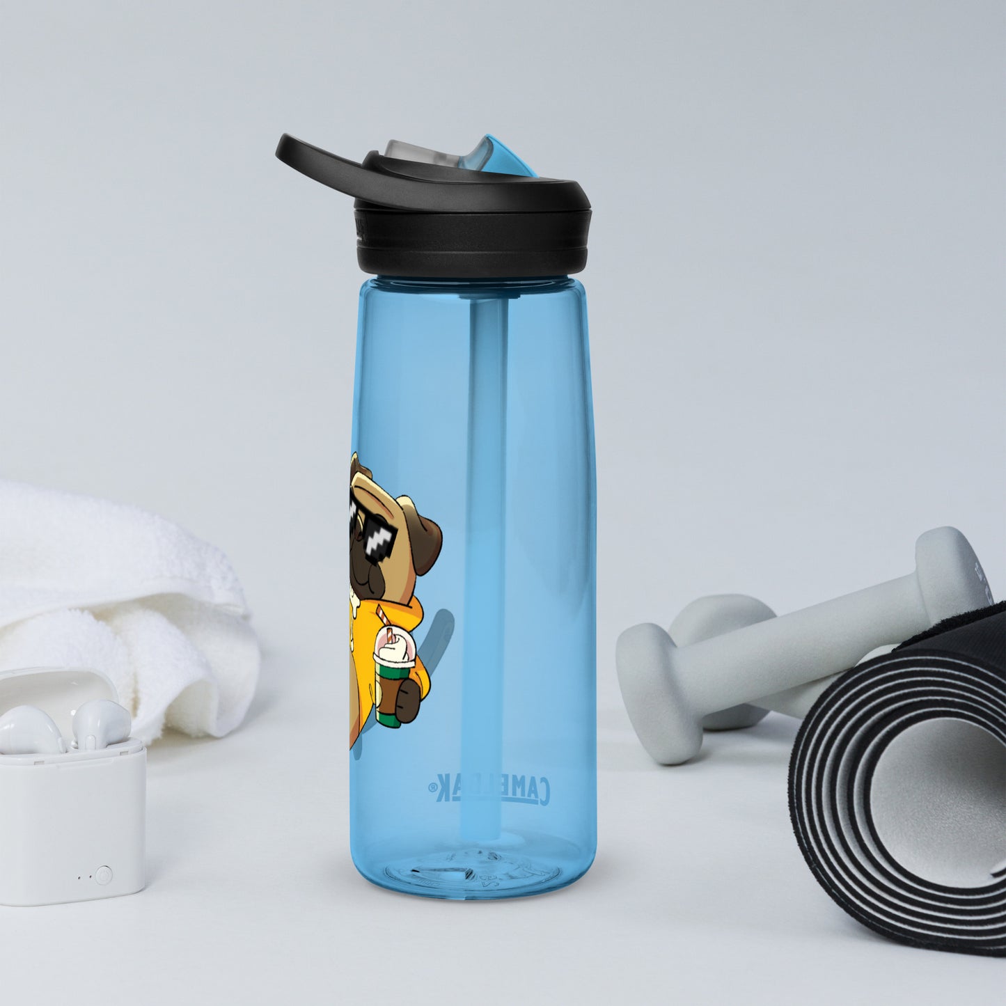 Jerry the Pug Water Bottle