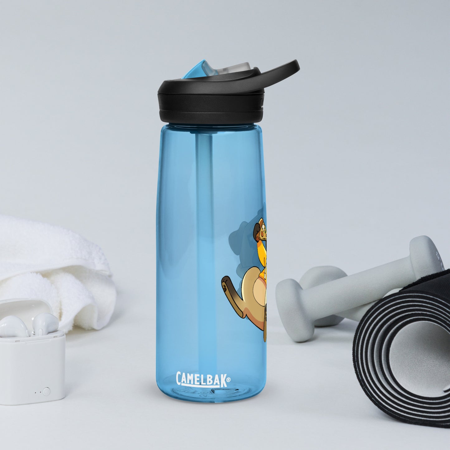 Jerry the Pug Water Bottle