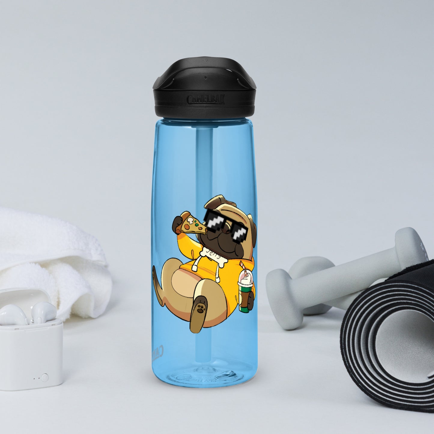 Jerry the Pug Water Bottle