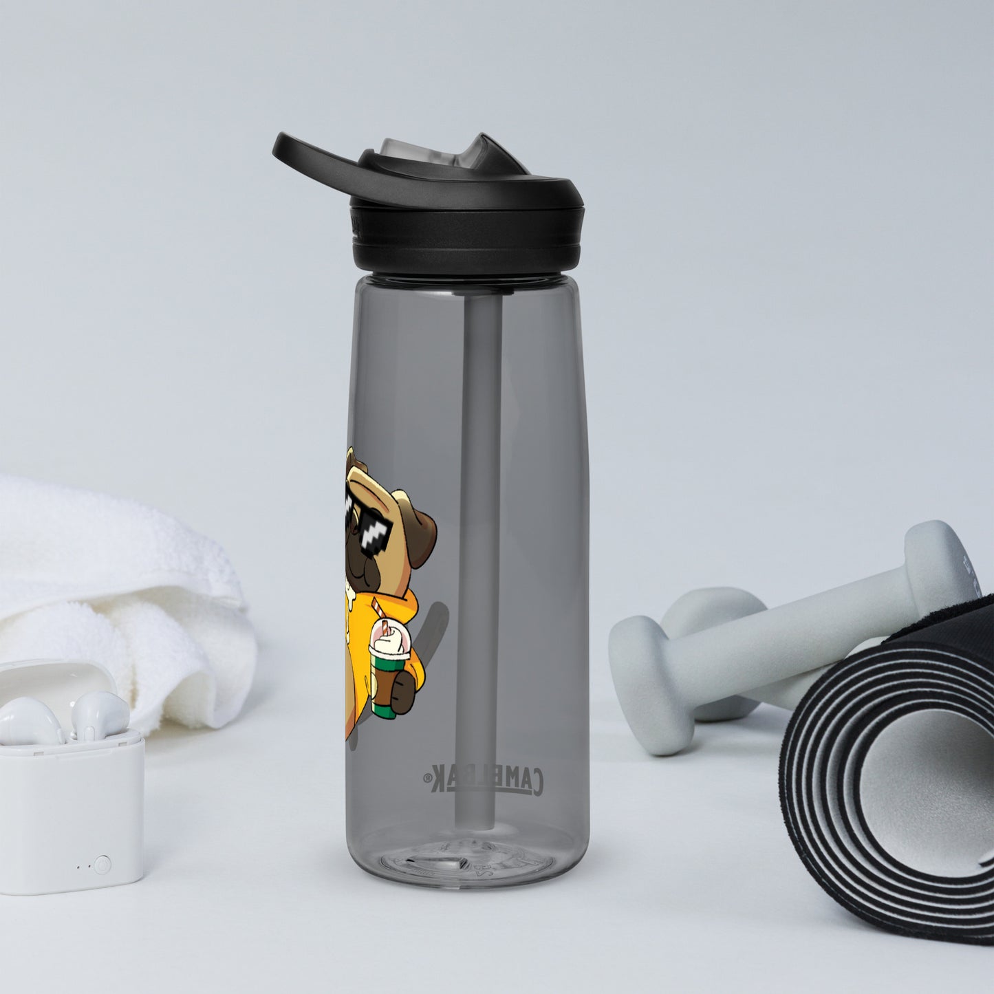 Jerry the Pug Water Bottle