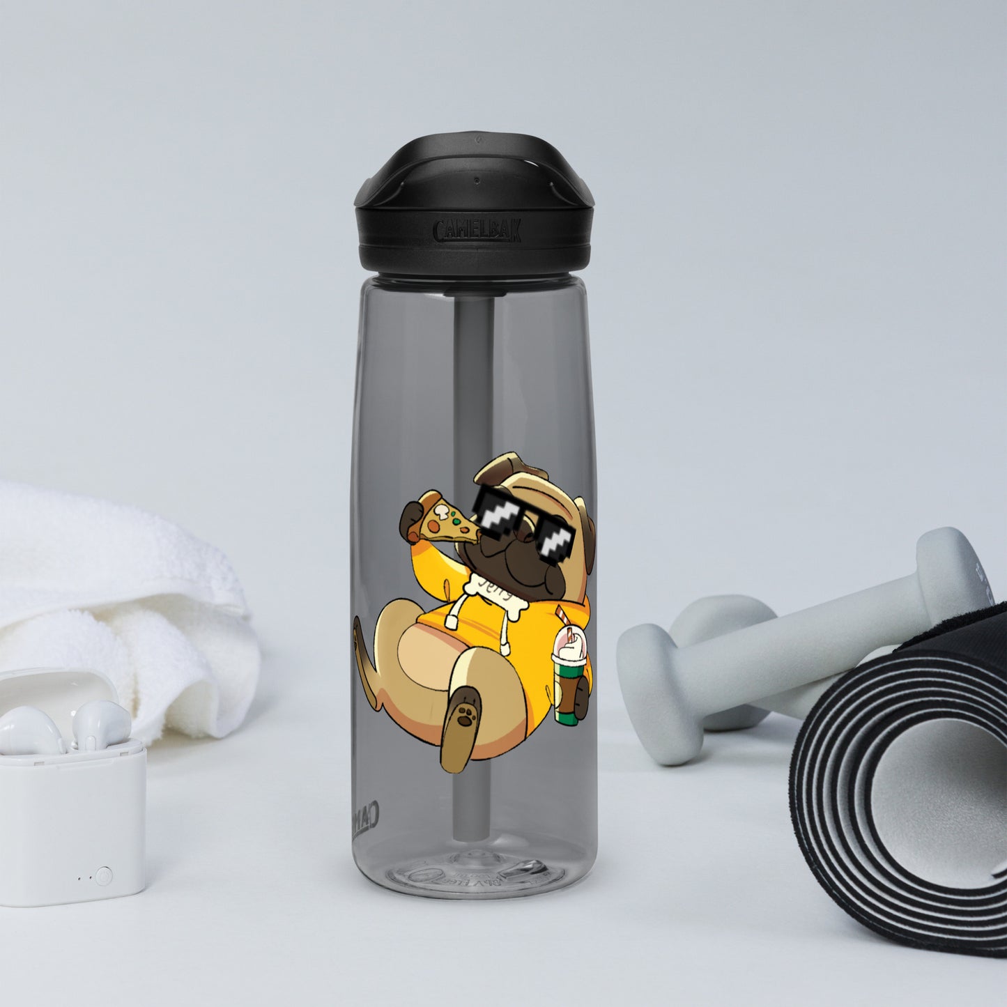 Jerry the Pug Water Bottle