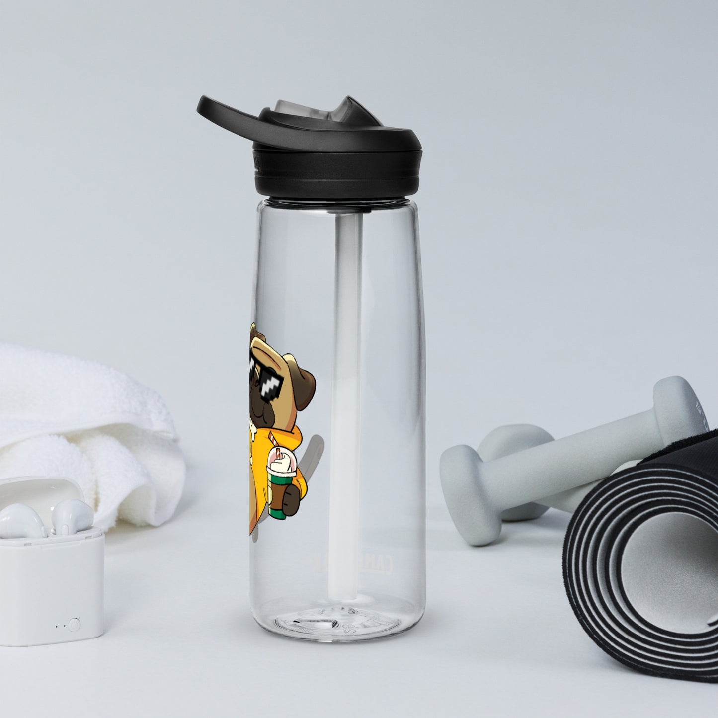 Jerry the Pug Water Bottle