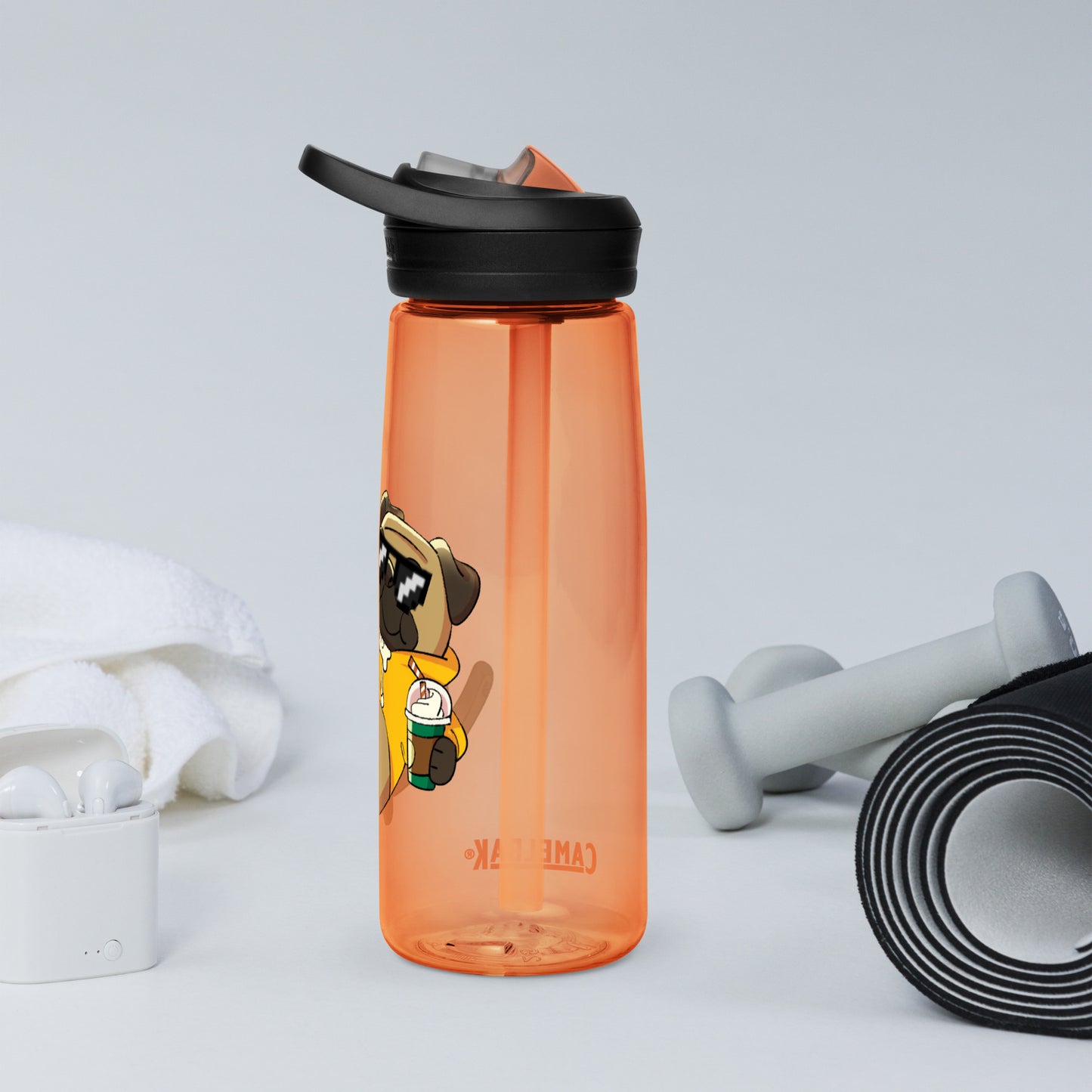 Jerry the Pug Water Bottle