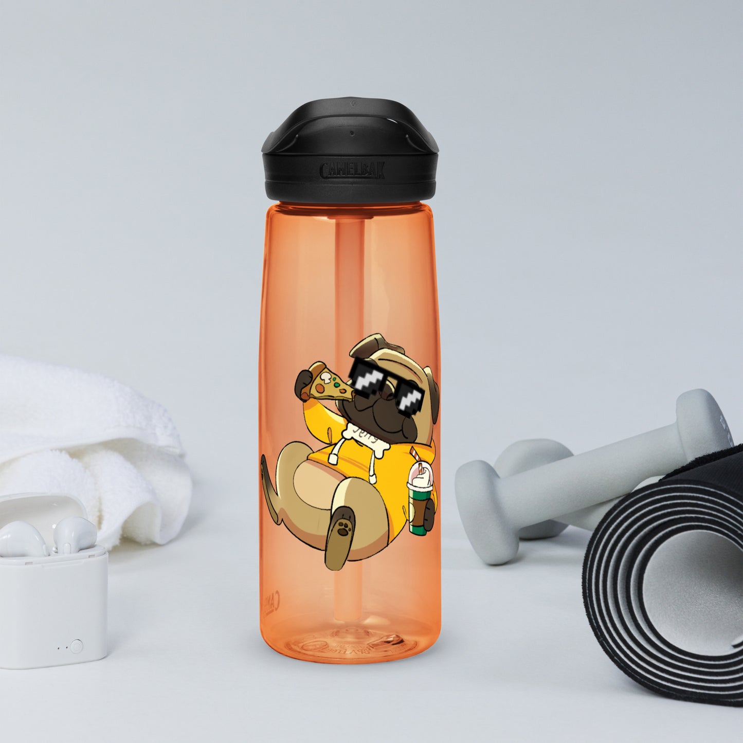 Jerry the Pug Water Bottle
