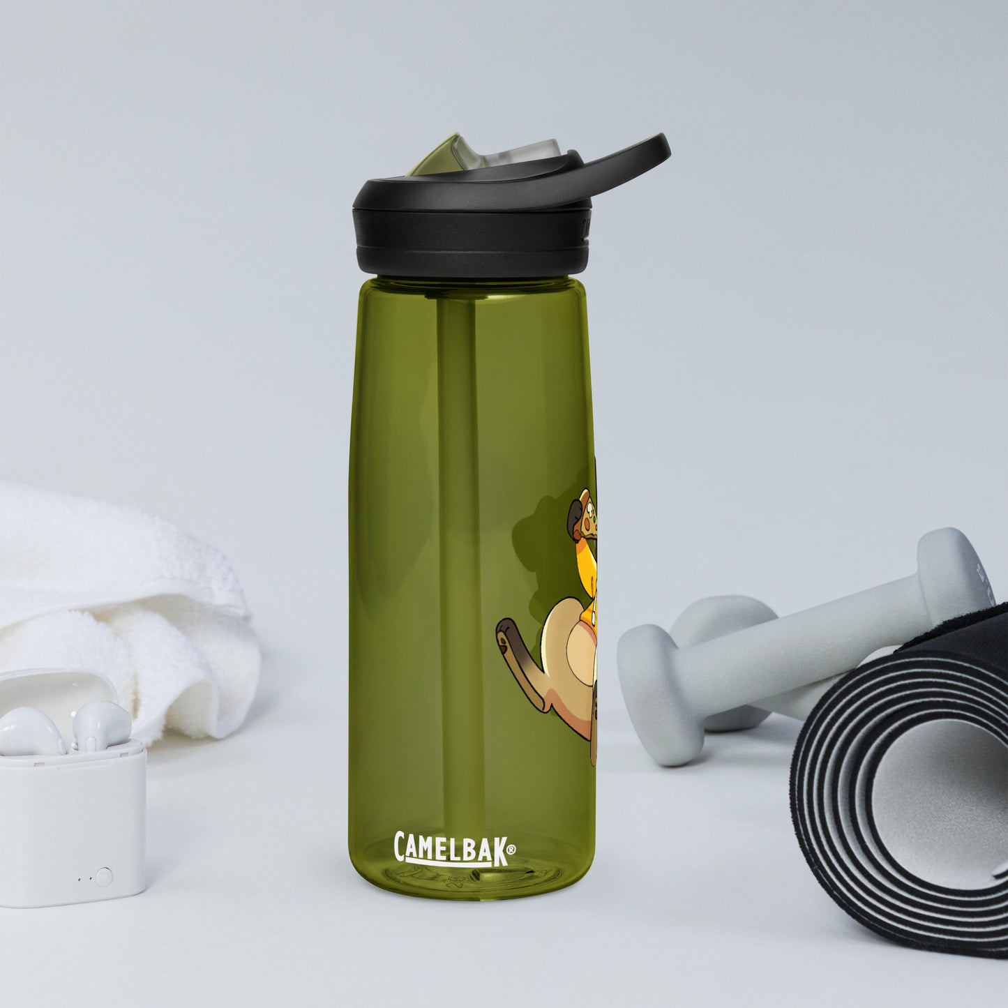 Jerry the Pug Water Bottle