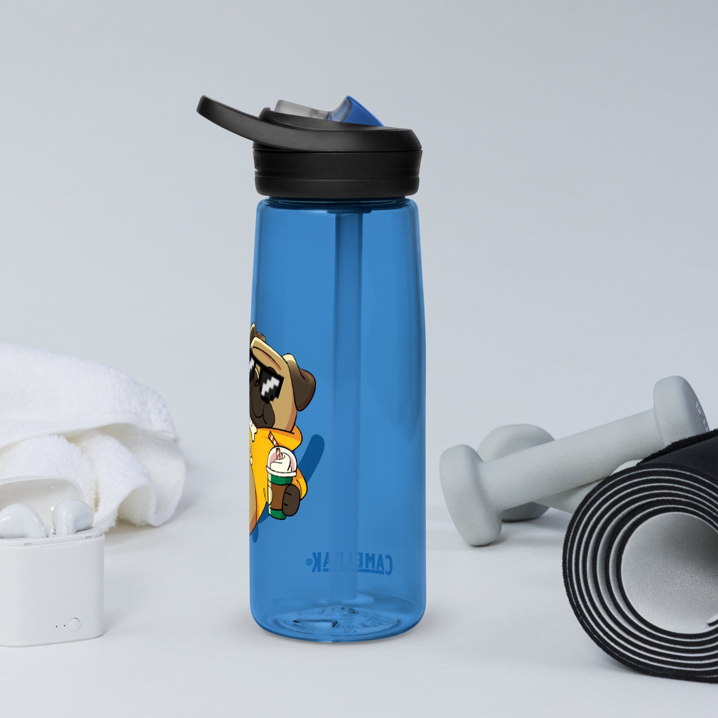 Jerry the Pug Water Bottle