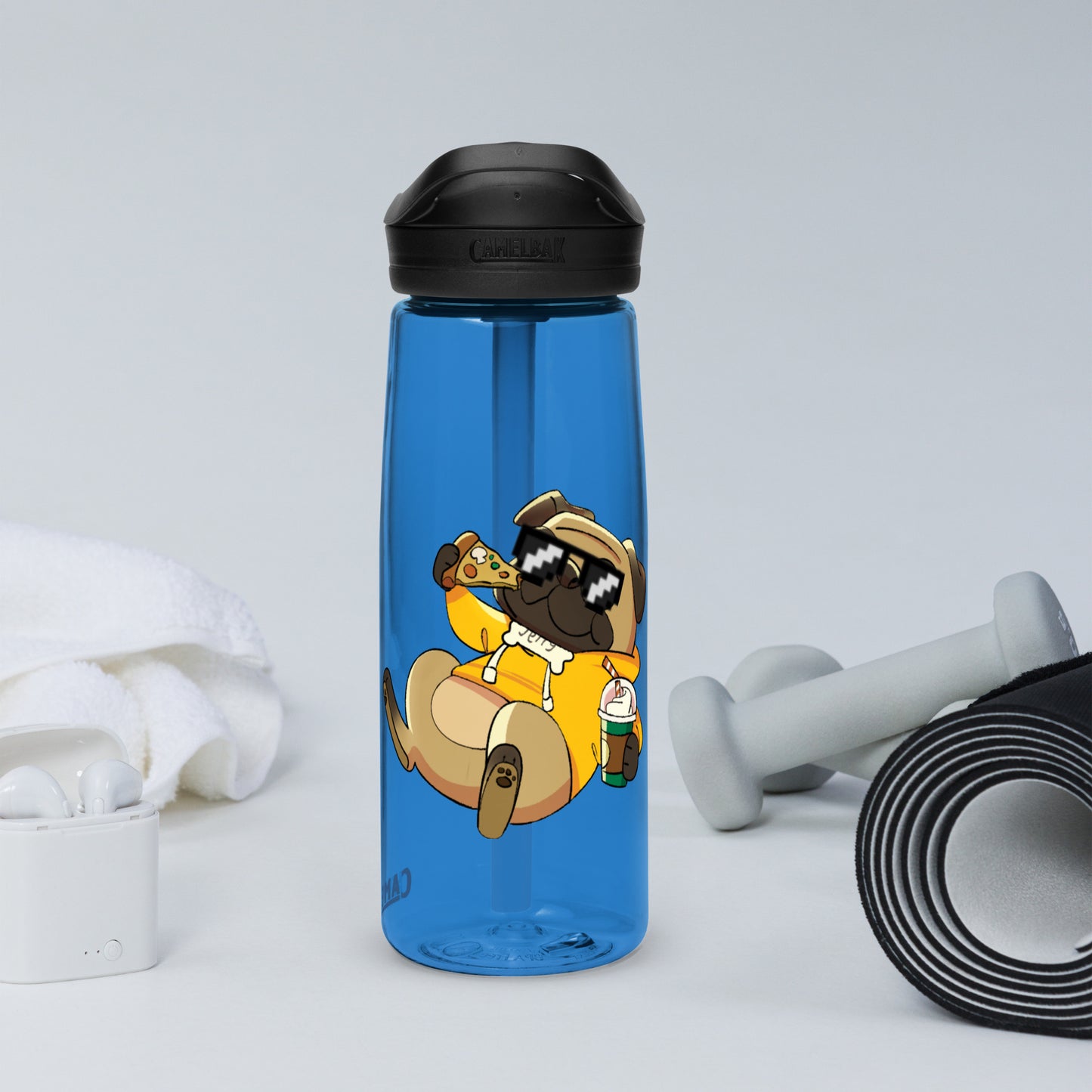 Jerry the Pug Water Bottle