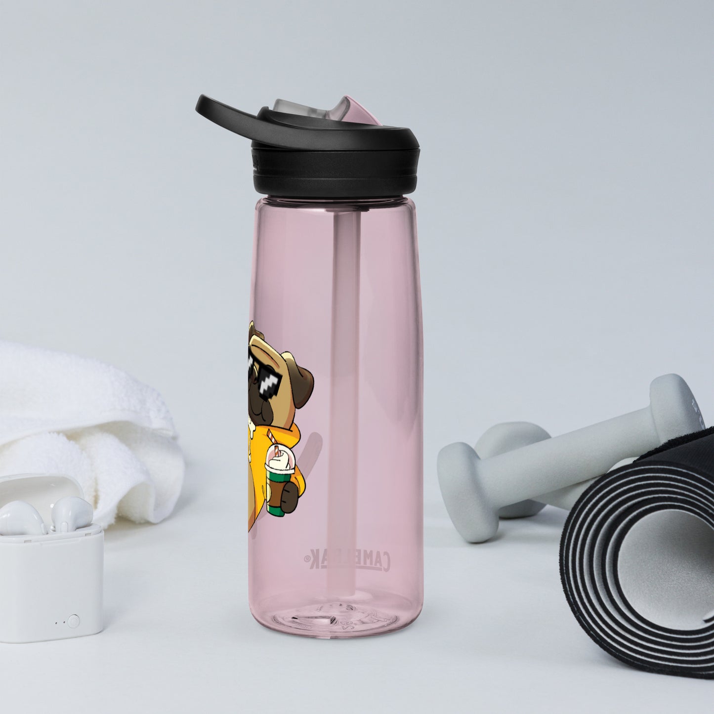 Jerry the Pug Water Bottle