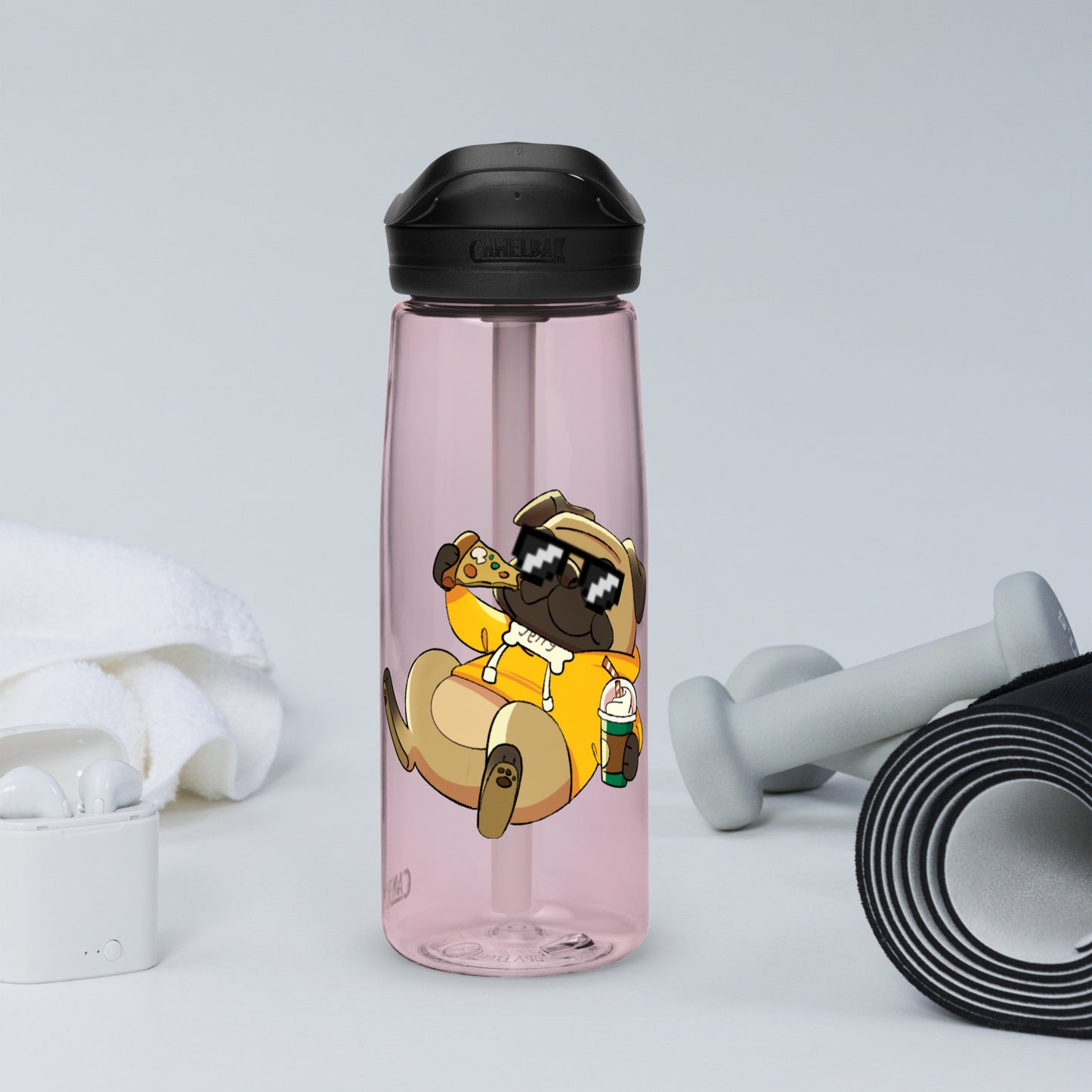 Jerry the Pug Water Bottle