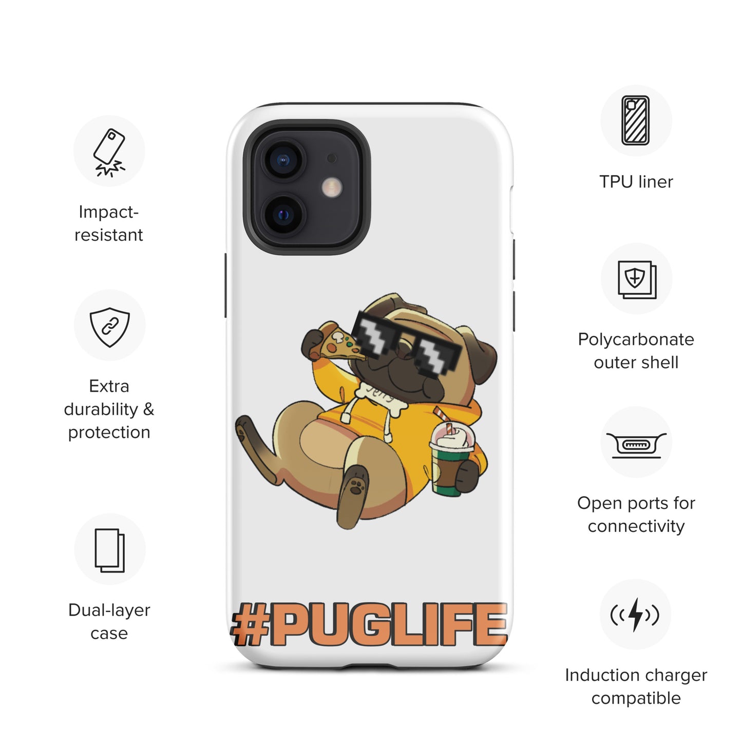 #PUGLIFE IPhone Case