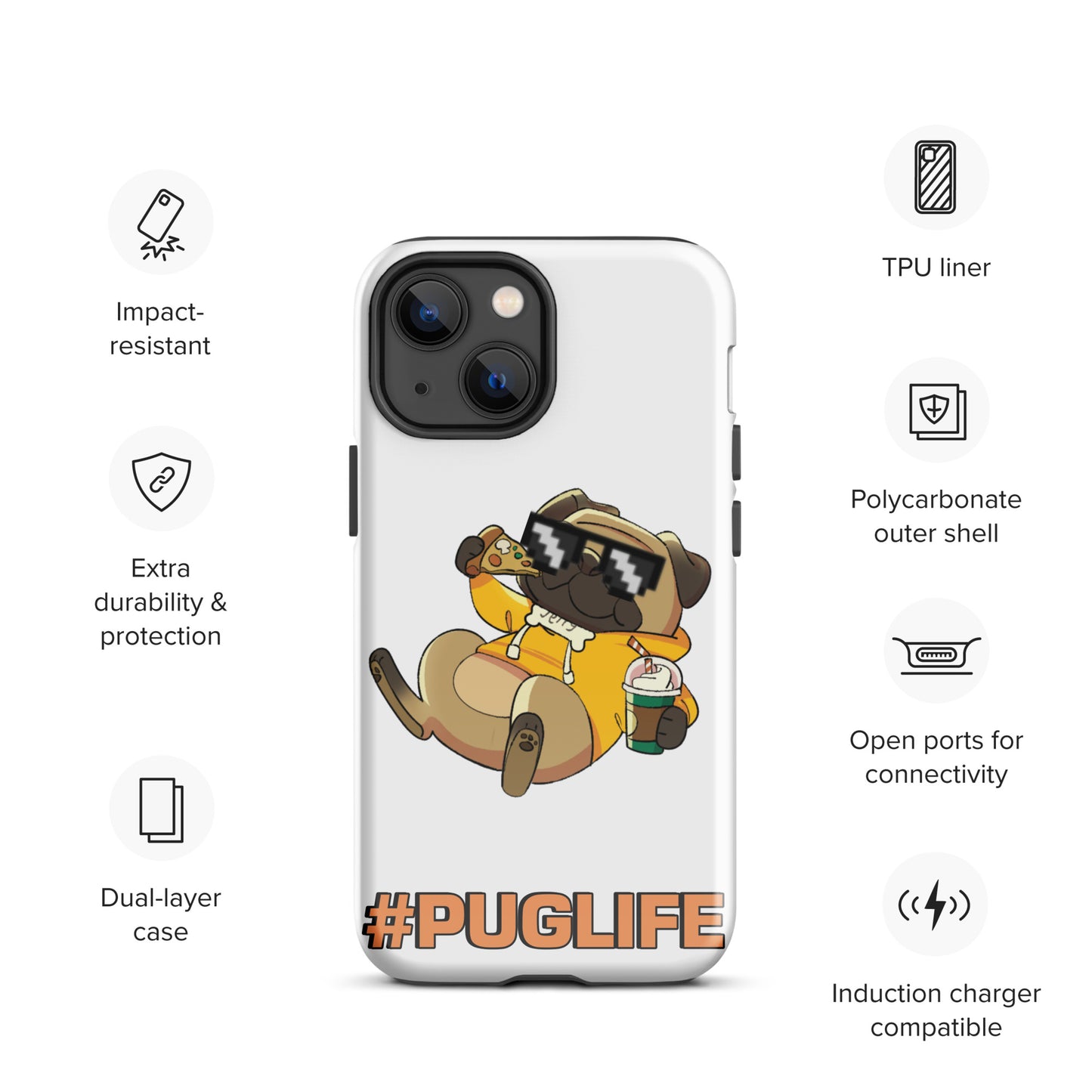 #PUGLIFE IPhone Case