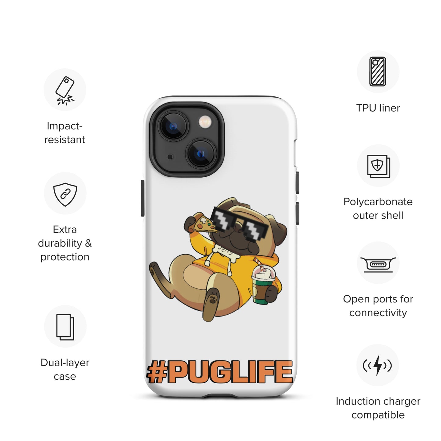 #PUGLIFE IPhone Case