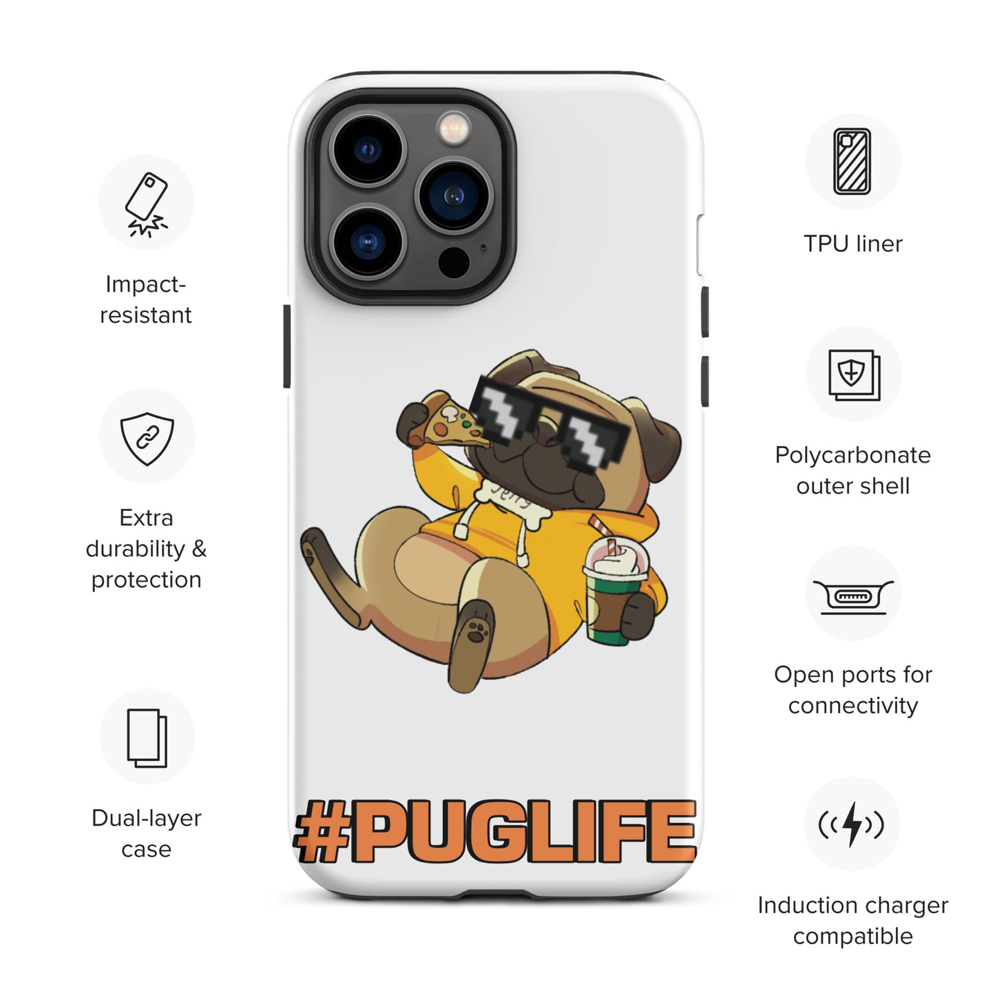 #PUGLIFE IPhone Case