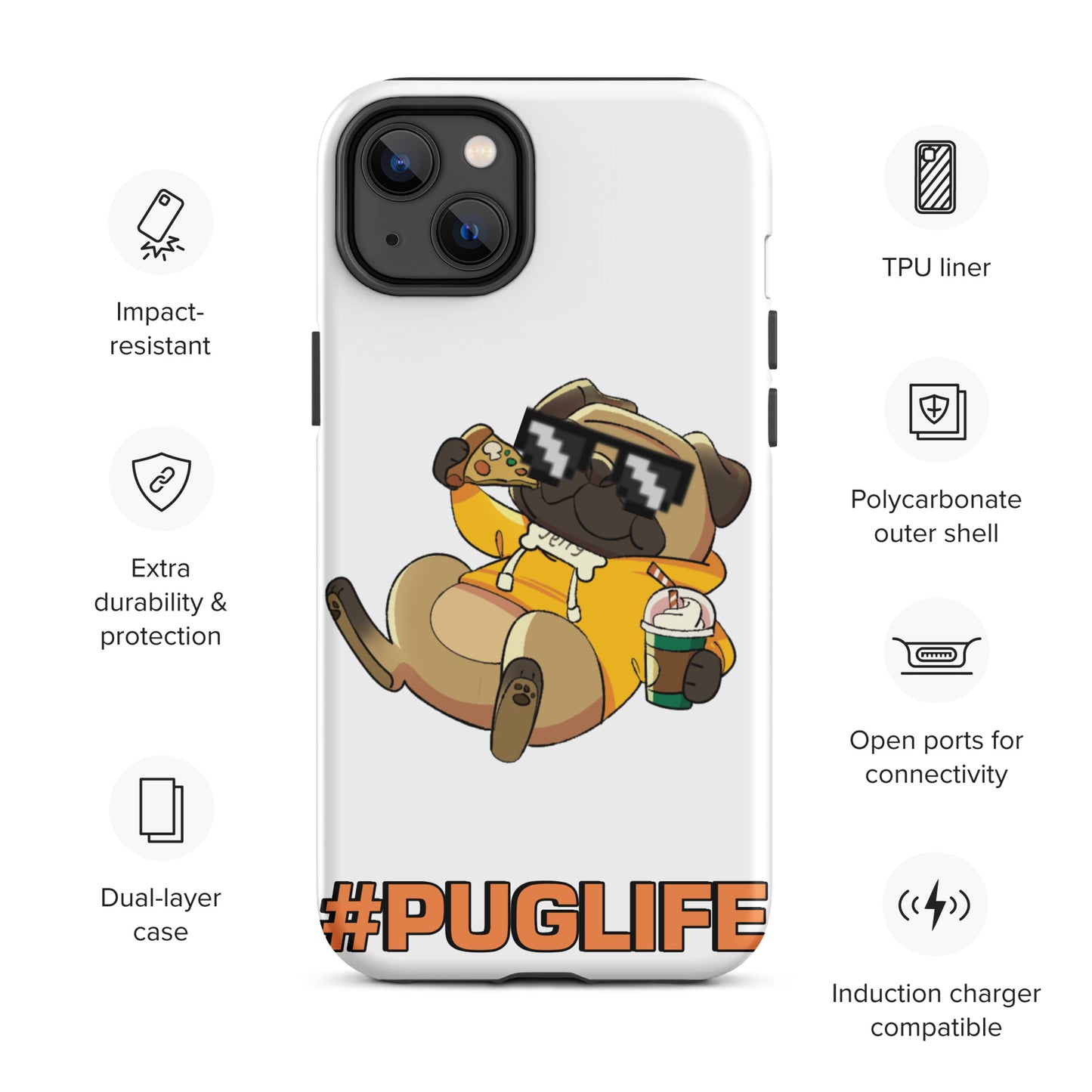 #PUGLIFE IPhone Case